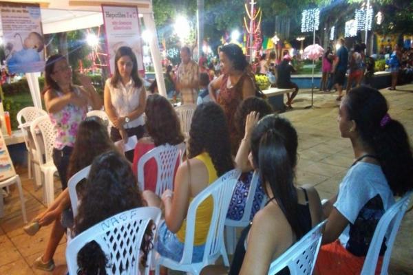 Secretaria de Saúde não para:  Mais um dia de Promoção e Prevenção à Saúde em pleno Festejo - Imagem 2