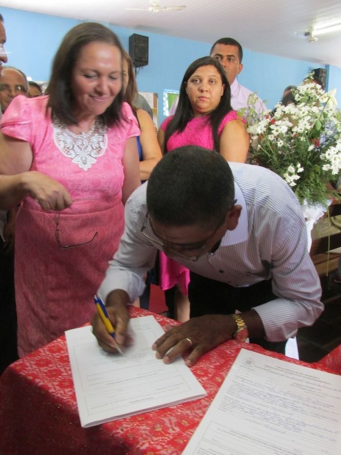 13 casais disseram Sim na parôquia diaconia Territorial Nossa Senhora de Fátima em Agricolândia   - Imagem 21