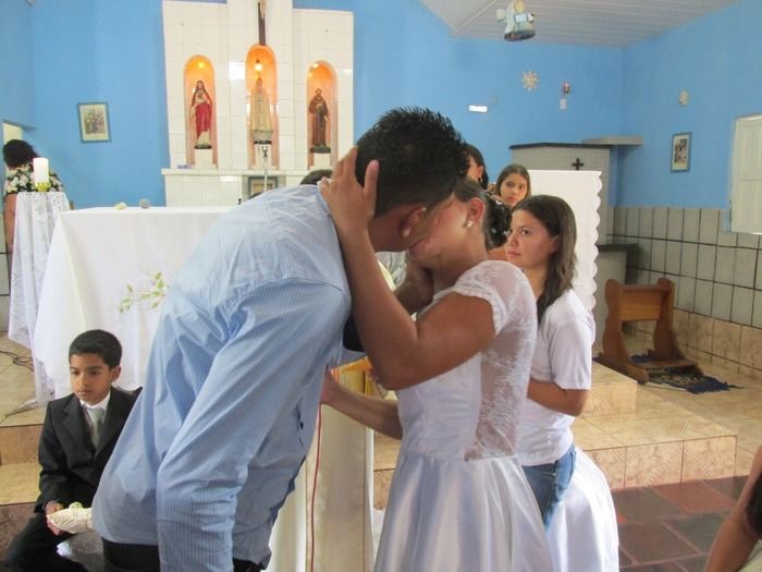 13 casais disseram Sim na parôquia diaconia Territorial Nossa Senhora de Fátima em Agricolândia   - Imagem 13