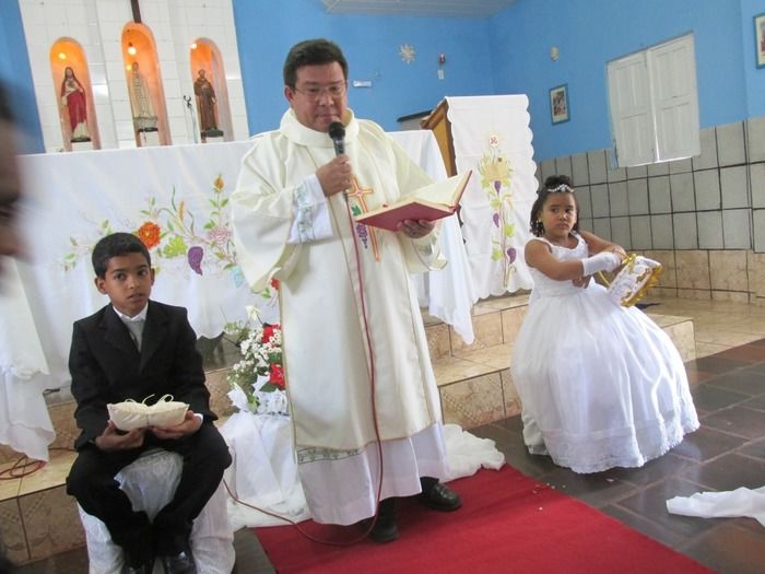 13 casais disseram Sim na parôquia diaconia Territorial Nossa Senhora de Fátima em Agricolândia   - Imagem 4