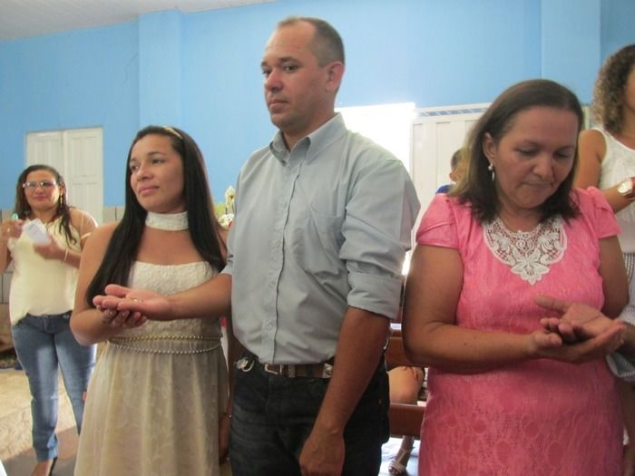 13 casais disseram Sim na parôquia diaconia Territorial Nossa Senhora de Fátima em Agricolândia   - Imagem 12