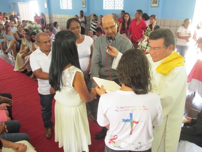 13 casais disseram Sim na parôquia diaconia Territorial Nossa Senhora de Fátima em Agricolândia   - Imagem 53