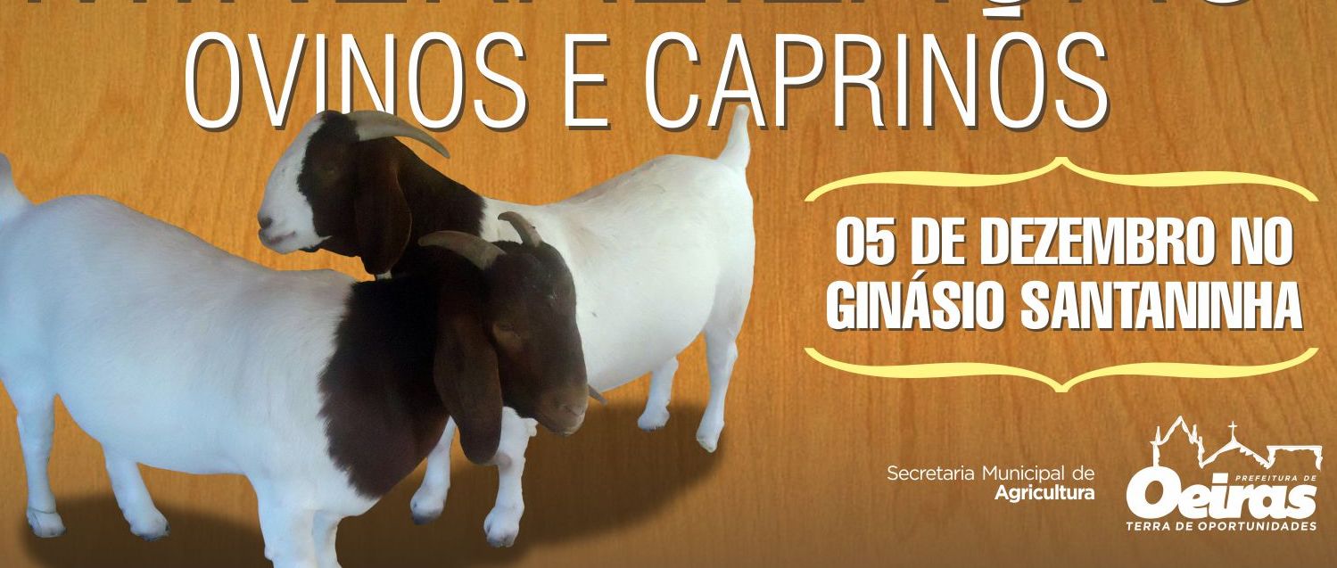 Cerca de 600 criadores devem participar da Campanha de Vermifugação e Mineralização em Oeiras