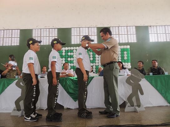 Pelotão Mirim de Água Branca comemora três meses e entrega medalhas por boa disciplina  - Imagem 9