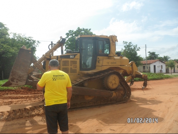 Chega primeiras maquinas que iniciarão a obra de asfaltamento da PI 331  - Imagem 11