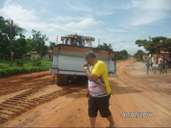 Chega primeiras maquinas que iniciarão a obra de asfaltamento da PI 331  - Imagem 10