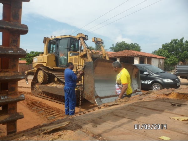 Chega primeiras maquinas que iniciarão a obra de asfaltamento da PI 331  - Imagem 18