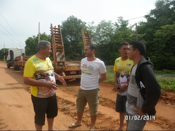 Chega primeiras maquinas que iniciarão a obra de asfaltamento da PI 331  - Imagem 7