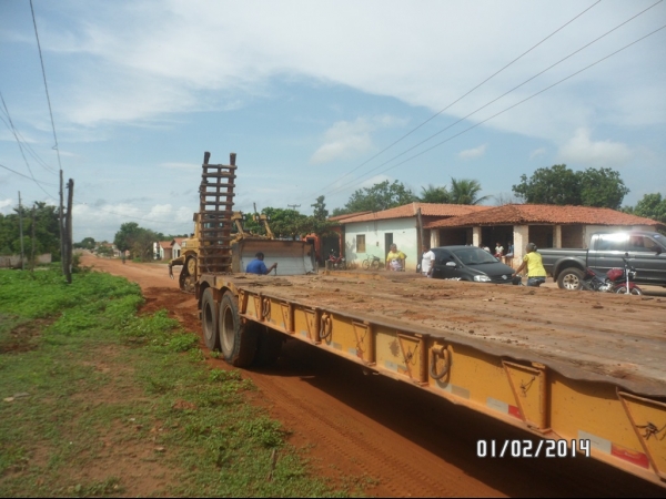 Chega primeiras maquinas que iniciarão a obra de asfaltamento da PI 331  - Imagem 20