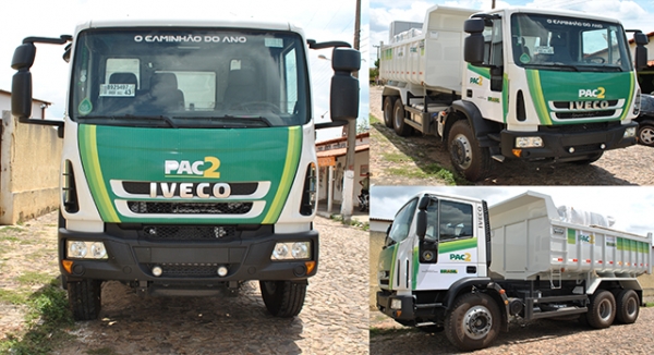 Prefeito de Cocal recebe caçamba na sede da APPM - Imagem 1