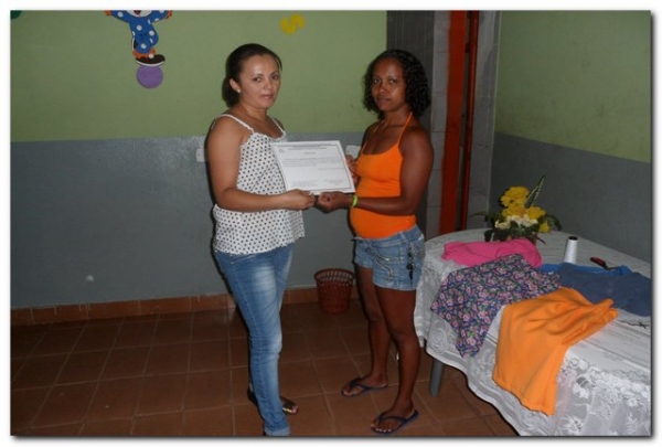 Encerramento do Curso de Corte e Costura realizado pela SEMTAC - Imagem 11