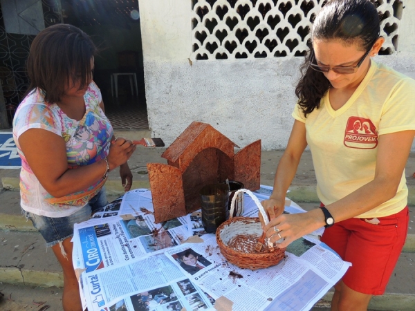 Programa da SEMAS promove oficina de reciclagem - Imagem 6