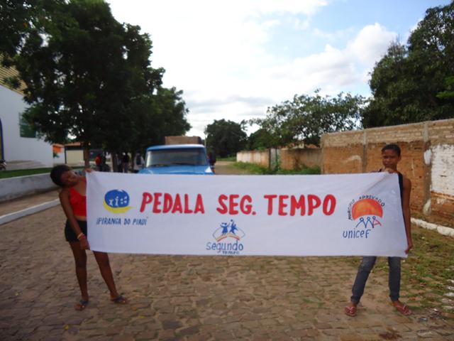 Alunos do Programa 2 Tempo participante de Ciclismo