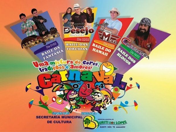 Prefeitura de Buriti dos Lopes divulga as bandas que vão animar o carnaval na cidade - Imagem 1