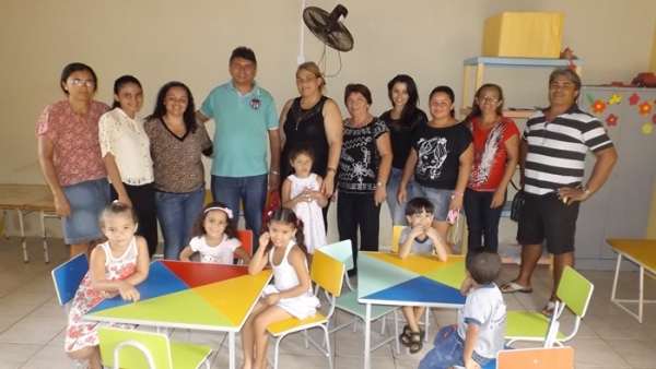 Entrega de mais uma reforma escolar dessa vez na Creche Tia Eulina - Imagem 11