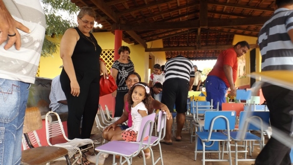 Entrega de mais uma reforma escolar dessa vez na Creche Tia Eulina - Imagem 2