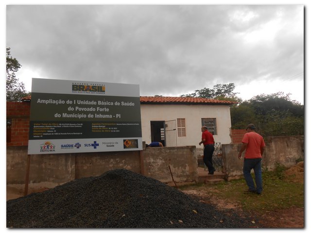 Prefeito Dr. Moura visita Obras na zona rural de Inhuma