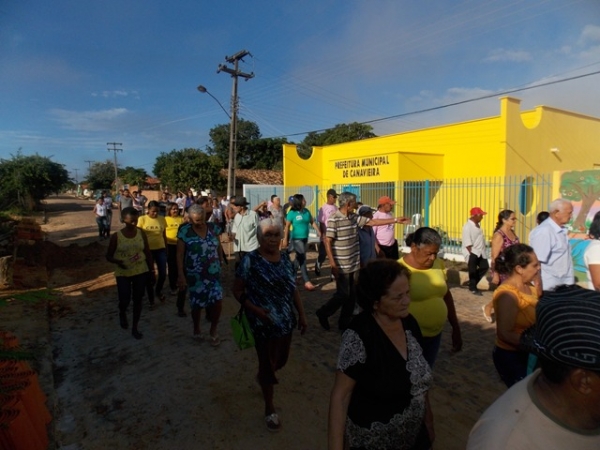 SMAS promove caminhada com idosos pelas ruas de  Canavieira  - Imagem 10