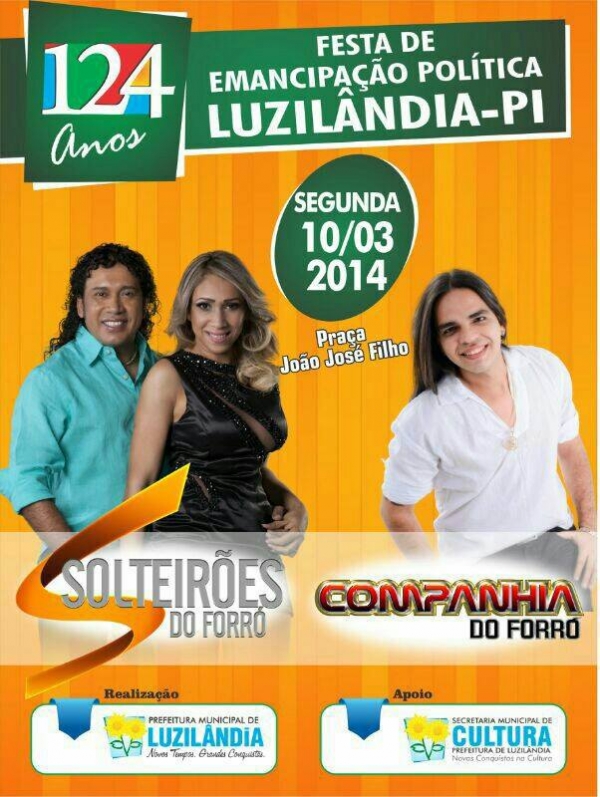 Vasta Programação será oferecida em homenagem aos 124 anos de Luzilândia - Imagem 1