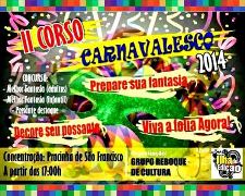 II Corso de Luzilândia acontece no domingo de carnaval. Venha participar!