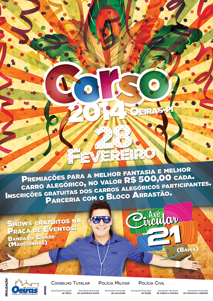 Prefeitura de Oeiras adota medidas de segurança para o corso do município