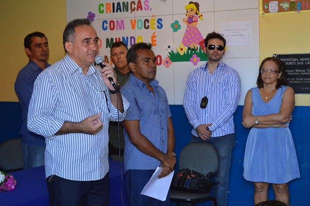 Prefeito Bernildo Val participa da abertura do ano letivo 2014 em Buriti dos Lopes