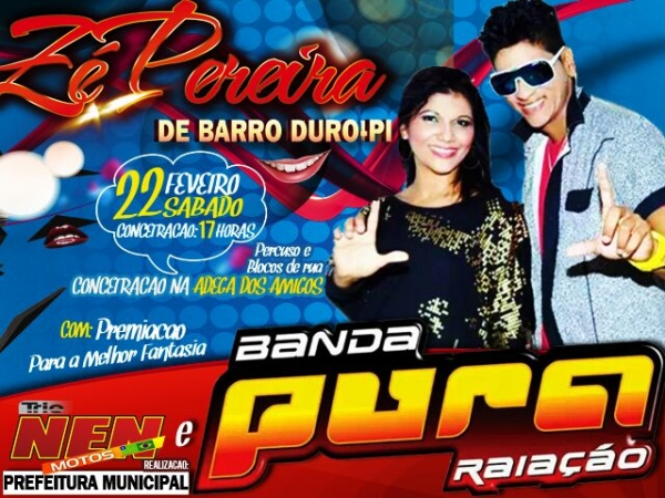 Prefeitura realiza carnaval 2014 em barro duro Zé pereira o maior de todos os tempos com 7 bandas de 01/02/03/04 de março 2014 - Imagem 1