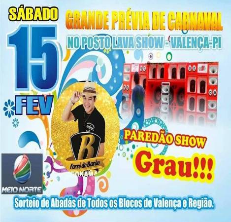 Previa de Carnaval no Posto Lava Show