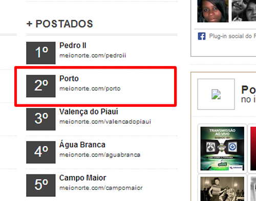 Blog de Porto é o 2º mais atualizado no Portal na categoria municípios