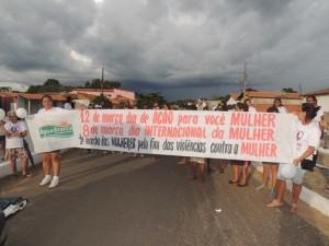 1ª Marcha da Mulher pelo Fim das Violências contra a Mulher em Água Branca