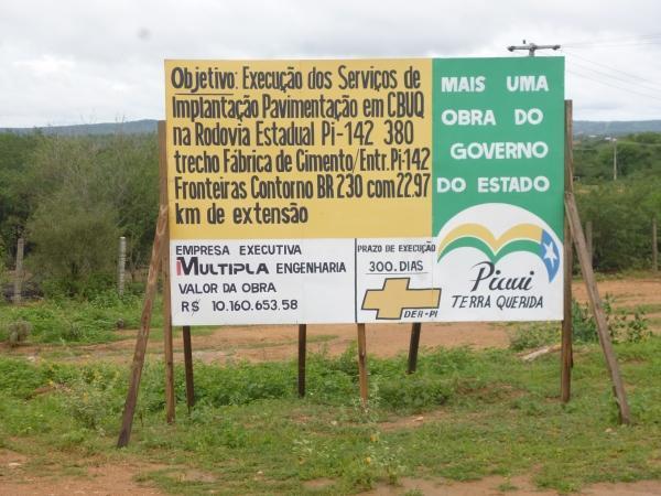 Prefeitura inicia obra de construção do rodoanel em Fronteiras - Imagem 1