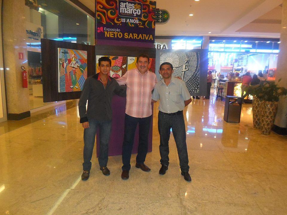 Artista plástico sãomiguelense realiza exposição no Teresina Shopping