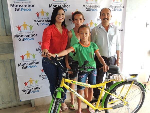               Bicicletas facilitaram o acesso escolar a estudantes da rede municipal