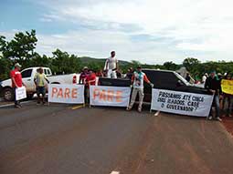 Sem resposta definitiva, manifestantes iram voltar para a BR 222.