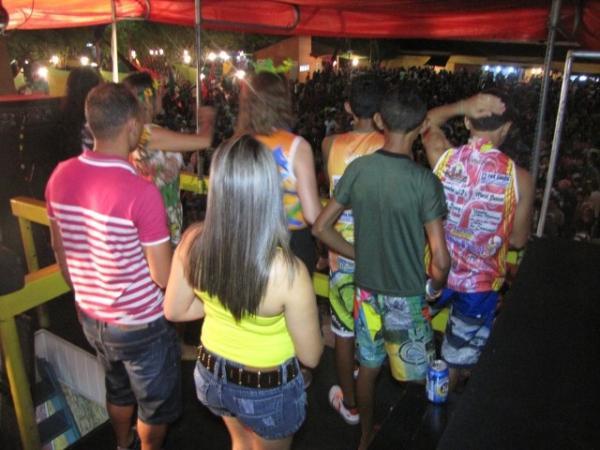 Duas bandas fizeram a animação da galera na primeira noite de carnaval em Miguel Alves - Imagem 44