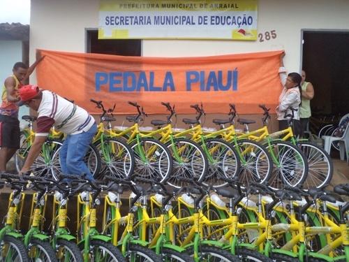 SME faz entrega das bicicletas do programa pedala Piauí no município de Arraial -PI - Imagem 11
