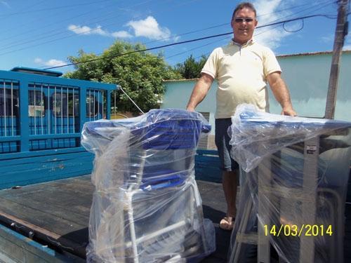 Seduc envia bebedouros, carteiras e geladeiras para escolas da cidade de Brasileira - Imagem 1