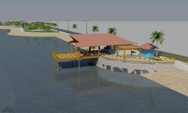 Confira a maquete do projeto Orla do Rio Marataoan - Imagem 3