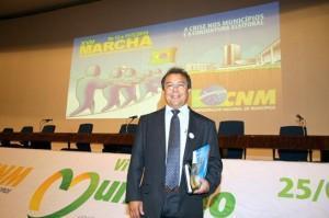 Prefeito Jonas Moura participa do pré-lançamento da XVII Marcha dos Prefeitos em Brasília