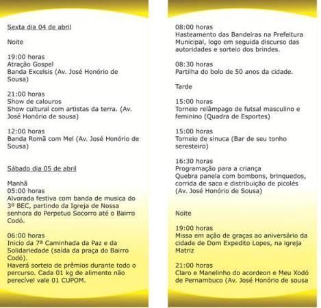 Aniversário dos 50 anos de emancipação politica de Dom Expedito Lopes – PI - Imagem 3