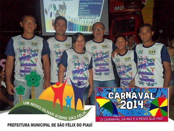 Animação tomou conta da terceira noite de carnaval em São Félix/PI