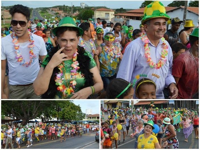 SAS Folia abriu oficialmente o carnaval de Buriti dos Lopes 2014