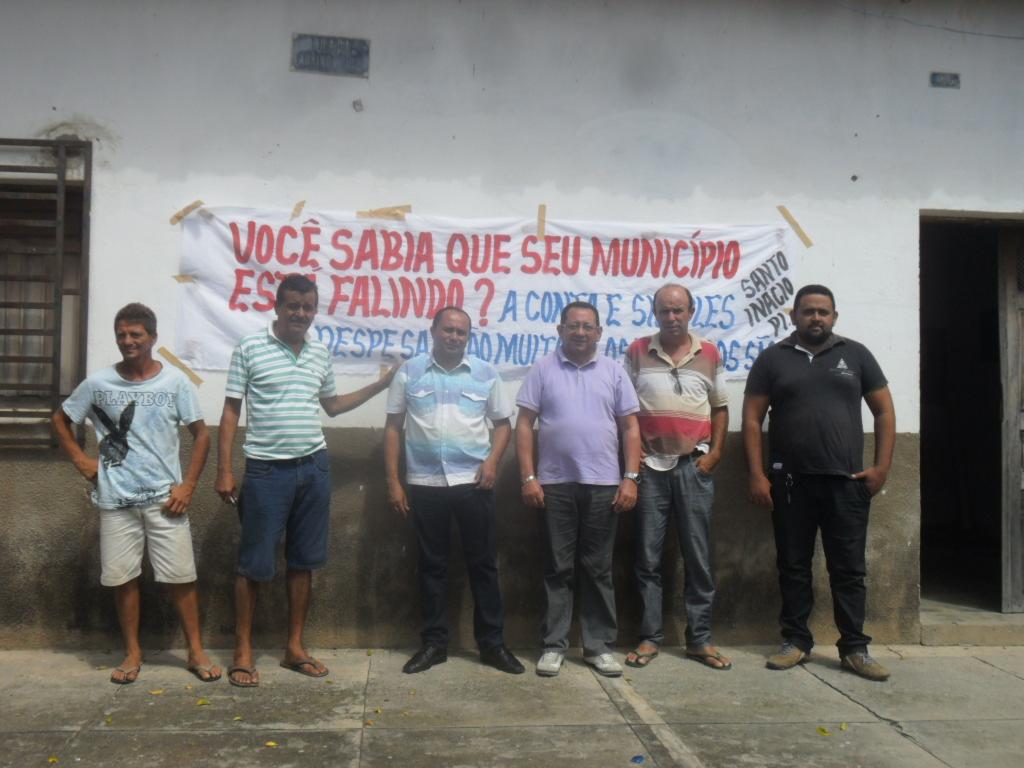 Prefeito de Santo Inácio participa de manifestação em Teresina por recursos 