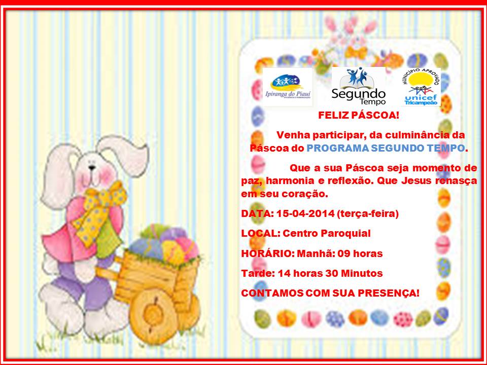 Programa Segundo Tempo Promove Páscoa Esportiva