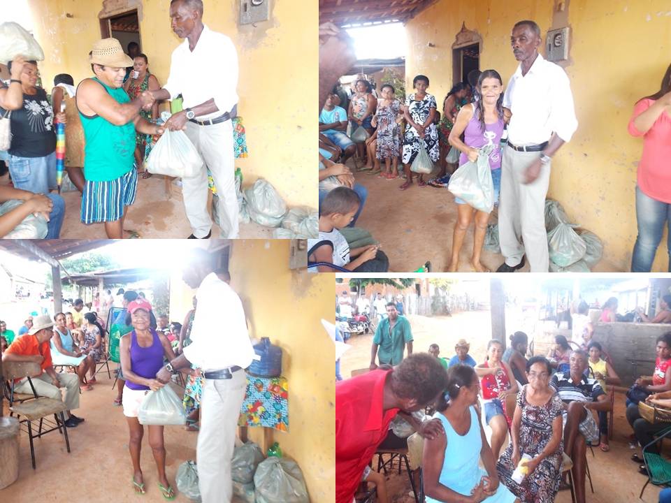 Vice-prefeito mantém a tradição de distribuição de cestas básicas na semana santa.