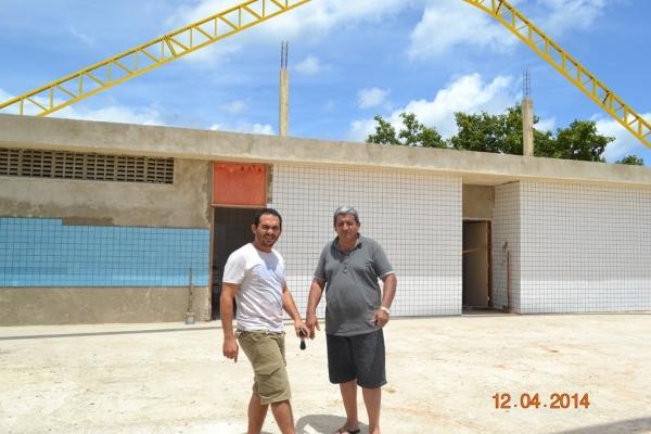 Primeiro Ginásio Poliesportivo de Boa Hora começa a ser coberto - Imagem 7
