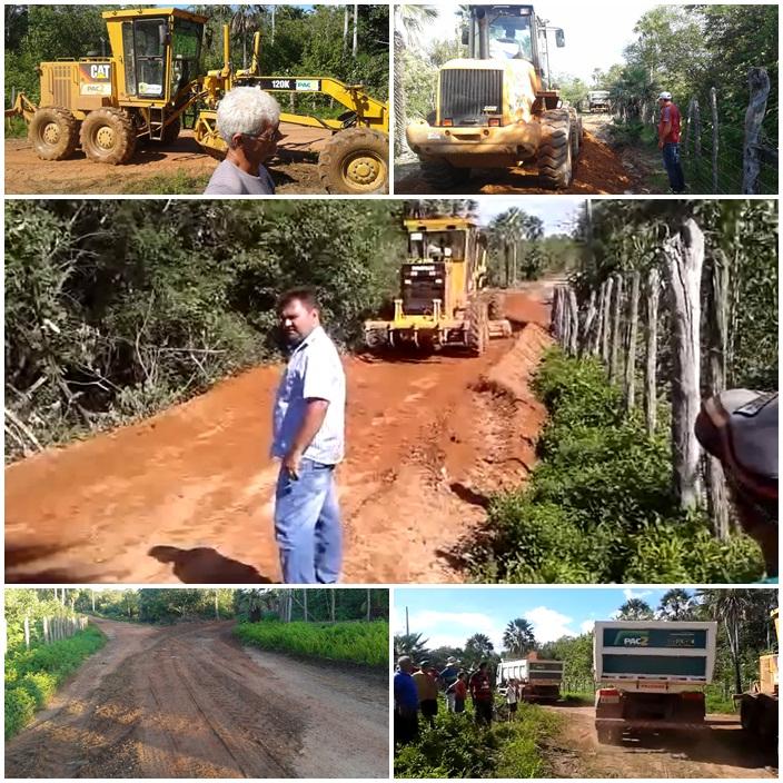 Prefeito abre estradas na zona rural e facilita a vida de centenas de famílias em Buriti dos Lopes