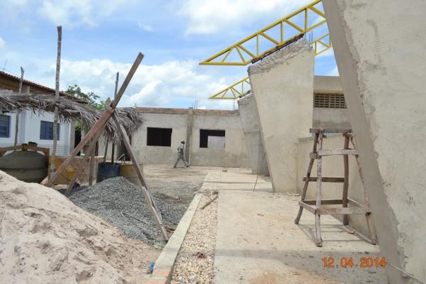 Primeiro Ginásio Poliesportivo de Boa Hora começa a ser coberto - Imagem 10