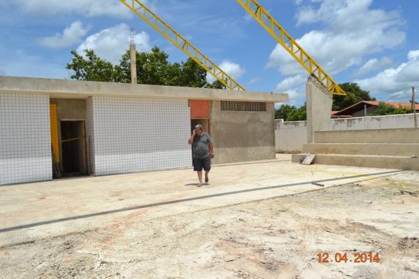 Primeiro Ginásio Poliesportivo de Boa Hora começa a ser coberto - Imagem 18