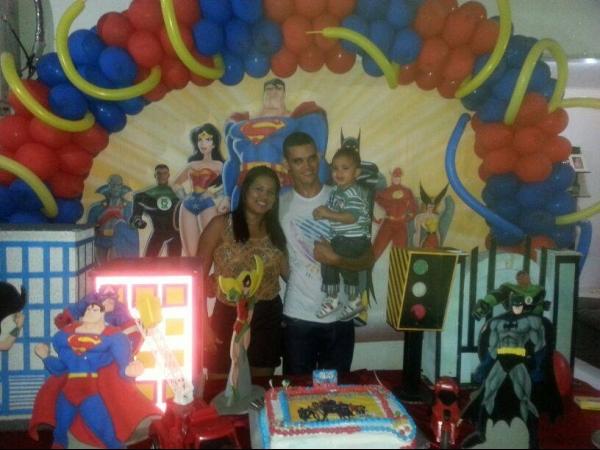 Heitor, comemora seu primeiro aninho com o pai e amiguinhos - Imagem 19